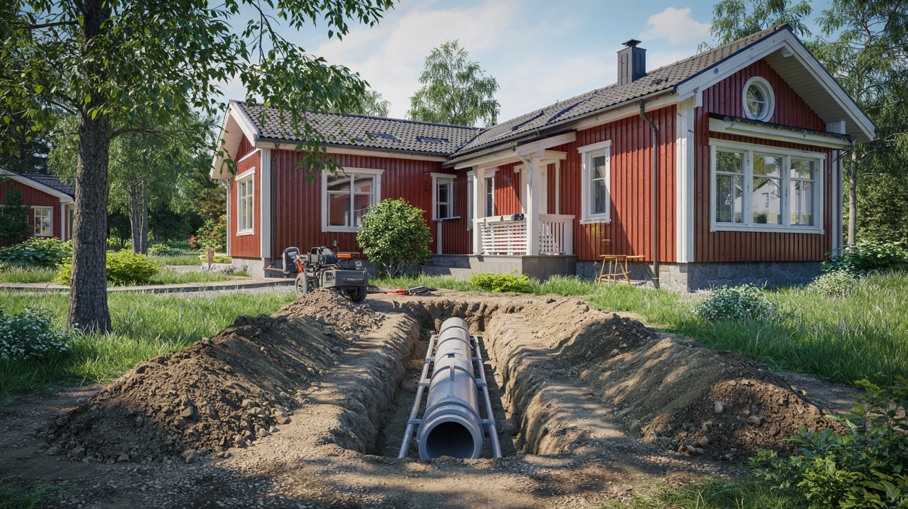 avlopp anlaggning